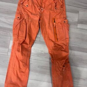 Ralph Lauren Men's Vibrant Orange Cargo Pants